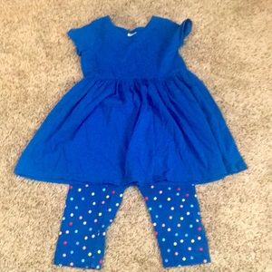 2 piece outfit dress and Capri pants